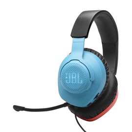 JBL Quantum 100N - Blue / Red - Wired over-ear gaming headset with detachable mic - Hero JBL Quantum 100N - Blue / Red - Wired over-ear gaming headset with detachable mic - Hero